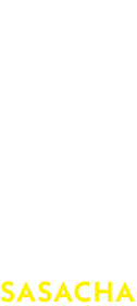 縦書きでササチャの文字がデザインされた商品名ロゴ。